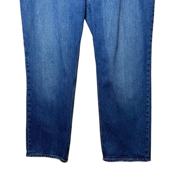 Abercrombie The 90s Straight Ultra High Rise Women’s Plus Dark Wash Jeans Sz 18 - Picture 6 of 11